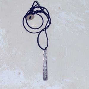 1/1 Aqua marine stone silver pendant necklace designed by 𝔰𝔞𝔦𝔫𝔱 𝔯𝔬𝔰𝔢 🥀